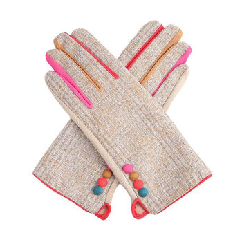 Ladies Suede Winter Gloves, 3 of 5
