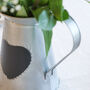 Tin Heart Pitcher Jug Gift, thumbnail 5 of 8