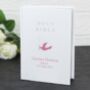 Personalised Christening Dove Bible, thumbnail 1 of 4