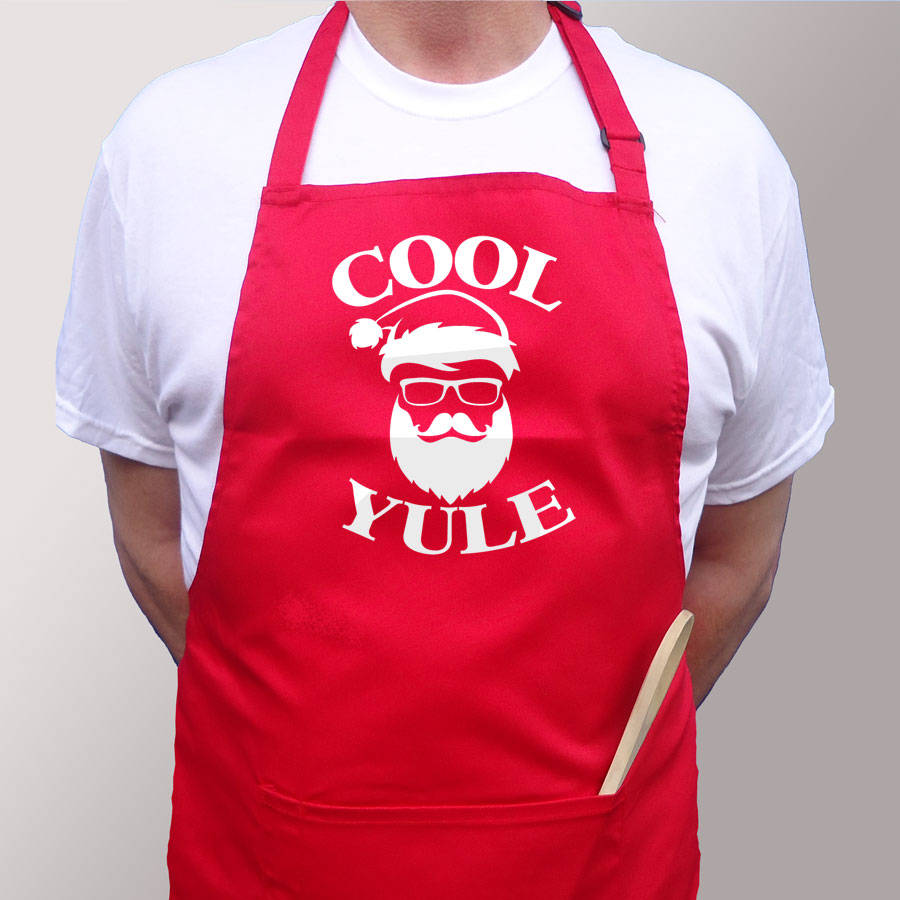 mens christmas apron