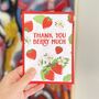 Strawberry Thank You Card, thumbnail 1 of 5