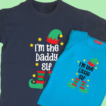 Personalised Family Elf T Shirt Set, 2 of 8
