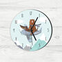 Woodland Bear And Dachshund Clock, thumbnail 4 of 6
