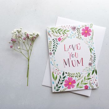 'Love You Mum' Mother's Day Card, 2 of 4