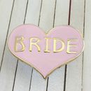 'bride' enamel pin by kelly connor designs | notonthehighstreet.com