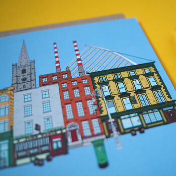 Dublin Skyline Card, 2 of 2