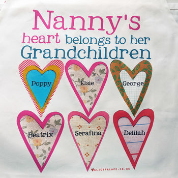 Personalised Grandma's Heart Apron, 4 of 12