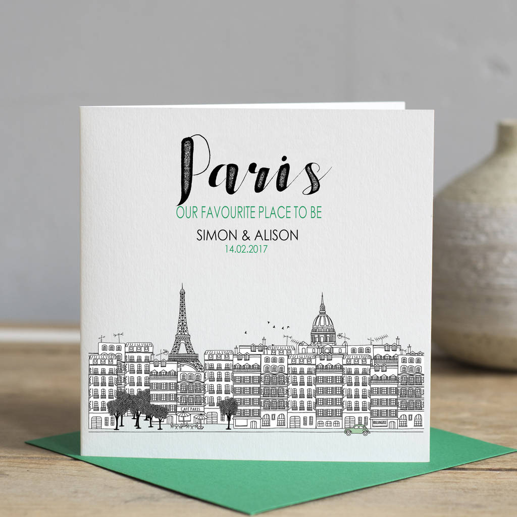 paris visit card