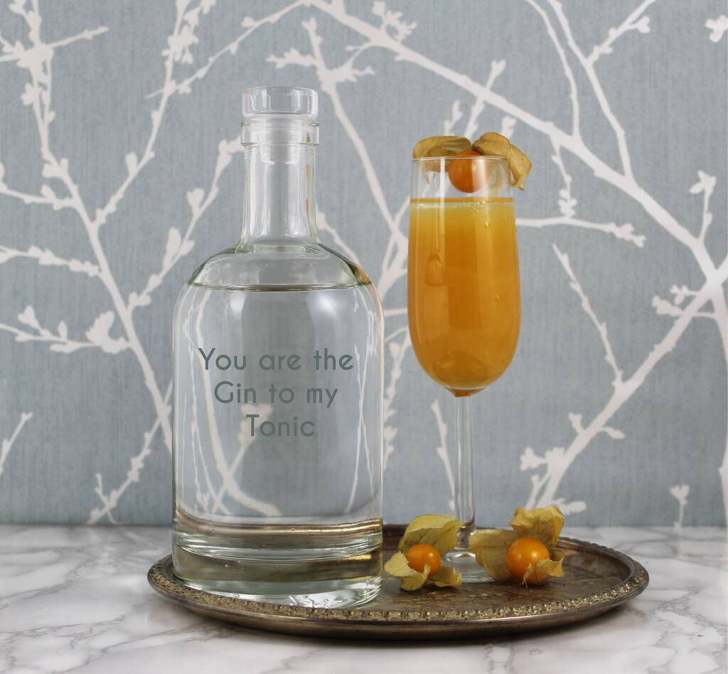 Witty Personalised Gin Definition Decanter 700ml By Copper And Sable