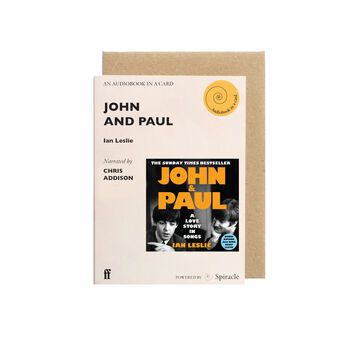 Ian Leslie's John And Paul Audiobook In A Card Gift, 2 of 5