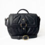 Quilted Black Saddle Bag, thumbnail 2 of 9