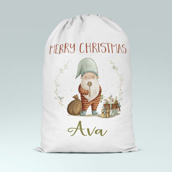 Whimsical Santa Christmas Sack Xl, 2 of 4