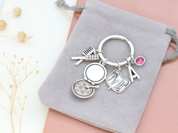 Beautician Personalised Keyring Make Up Artist Gift, 7 of 10