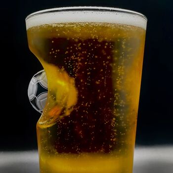 Personalised Football Beer Glass, 5 of 10