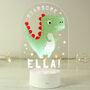 Personalised Dinosaur Colour Changing Night Light, thumbnail 6 of 7
