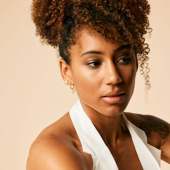 Total Eclipse Moonstone Earrings Sterling Silver Or Gold Plated, 8 of 12