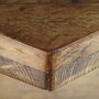 Hexagonal Reclaimed Wooden Side Table, thumbnail 4 of 10