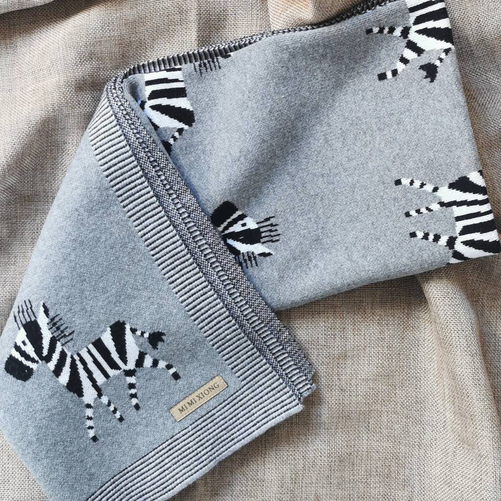 Zebra Baby Blanket By Bubba Club UK