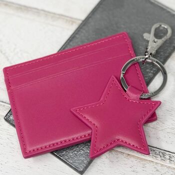 Personalised Card Holder And/Or Star Keyring, 5 of 6