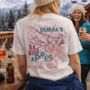 Personalised Cocktail Apres Ski Graphic T Shirt, thumbnail 1 of 4