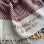 Personalised Soft Cotton Throw, Baby Blankets, thumbnail 8 of 12