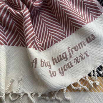 Personalised Soft Cotton Throw, Baby Blankets, 8 of 12
