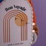 Bon Voyage Sunset Abstract Wall Mirror Print, thumbnail 5 of 8