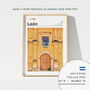 Personalised Minimalist Travel Poster | Leon Cathedral, thumbnail 3 of 6