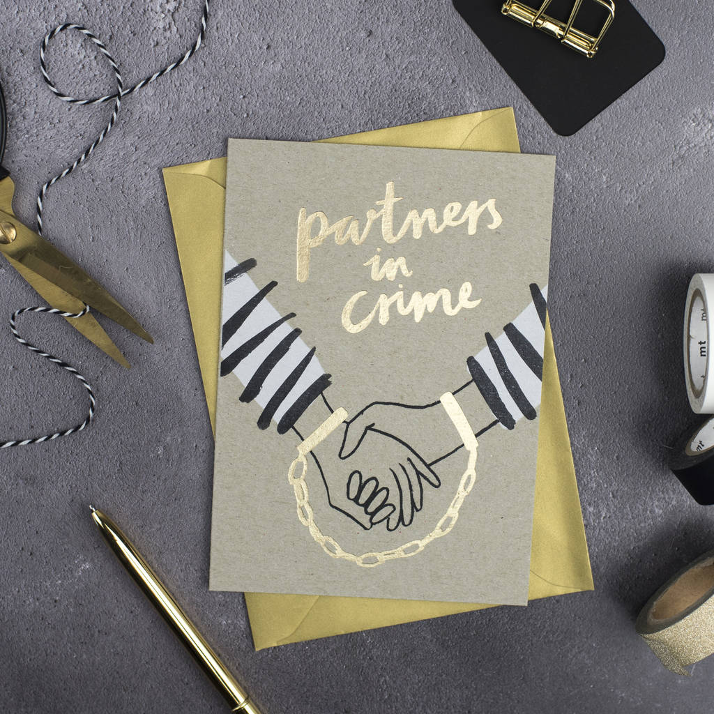 Partners In Crime Card