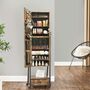 Floor Standing Jewelry Cabinet With Full Length Mirror, thumbnail 2 of 10