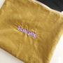 Personalised Zodiac Embroidery Make Up Pouch Bags, thumbnail 7 of 7