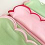Scalloped Cotton Napkins Set Of Four, thumbnail 1 of 6