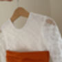 Long Sleeve Lace Sparkly Tutu Dress, thumbnail 5 of 12