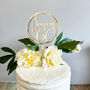 Personalised Wooden Birthday Cake Topper For Ages 18 60, thumbnail 1 of 4