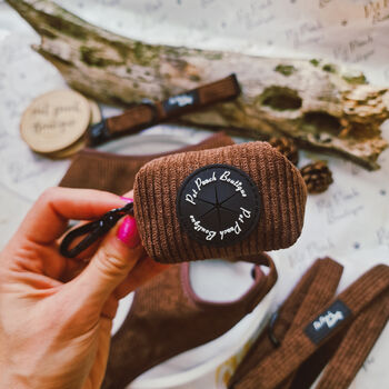 Coffee Bean Brown Cord Puppy Or Dog Collar Sizes Xs L, 9 of 10