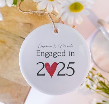 Personalised Engagement Candle Gift, 3 of 9