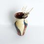 'Carmela' Handcrafted Bulgarian Flower Vase, thumbnail 4 of 5