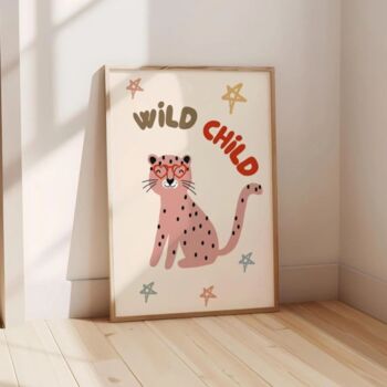 Personalised Childrens Wall Print Set 'love you to the moon and back', 2 of 4