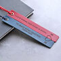 Personalised Leather Matching Bookmarks 3rd Anniversary Or Wedding Gift, thumbnail 8 of 11