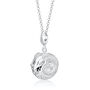 Sterling Silver Aries Zodiac Necklace, thumbnail 2 of 8