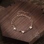 Double Layer Heart Bracelet In Sterling Silver, thumbnail 4 of 10