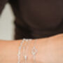My Forever Person Silver Heart Infinity Bracelet, thumbnail 4 of 9