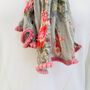 Floral Cotton Scarf, thumbnail 8 of 12