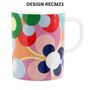 Coffee Or Tea Mug In Fine Porcelain Multicoloured, thumbnail 6 of 12