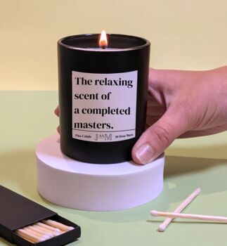 Masters Graduation Candle Gift Set, 2 of 5