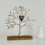 Personalised Silver And Wood Jewellery Tree, thumbnail 2 of 8