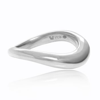 Sterling Silver Organic Sculptural Ring, 4 of 6