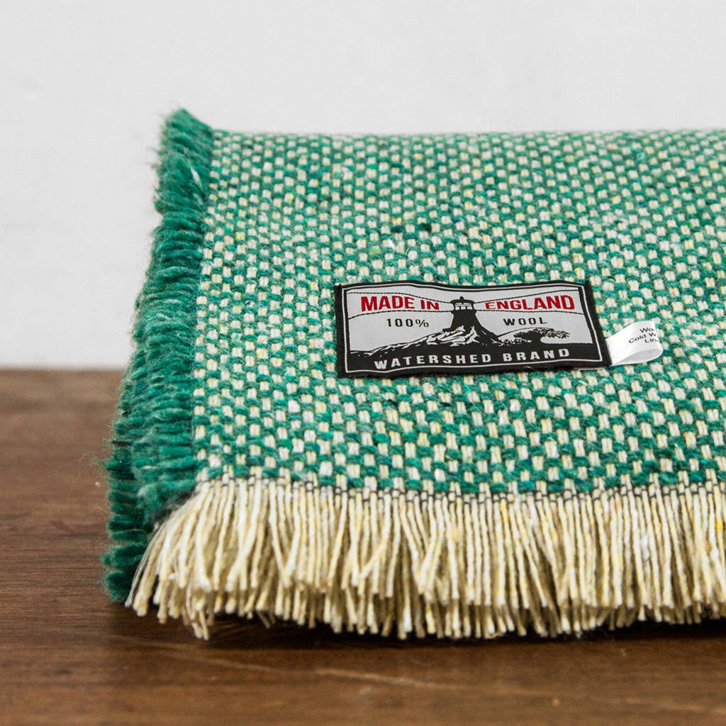 watershed towan recycled wool blanket by watershed