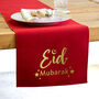 Ramadan 'Eid Mubarak' Table Runner, thumbnail 3 of 5