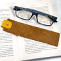 Personalised Leather Bookmark For Wedding Anniversary, thumbnail 7 of 7